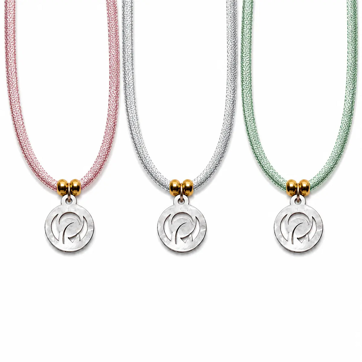 Otras Vírgenes — collar Virgen Niña ajustable en tres colores — Cobalto Accesorios