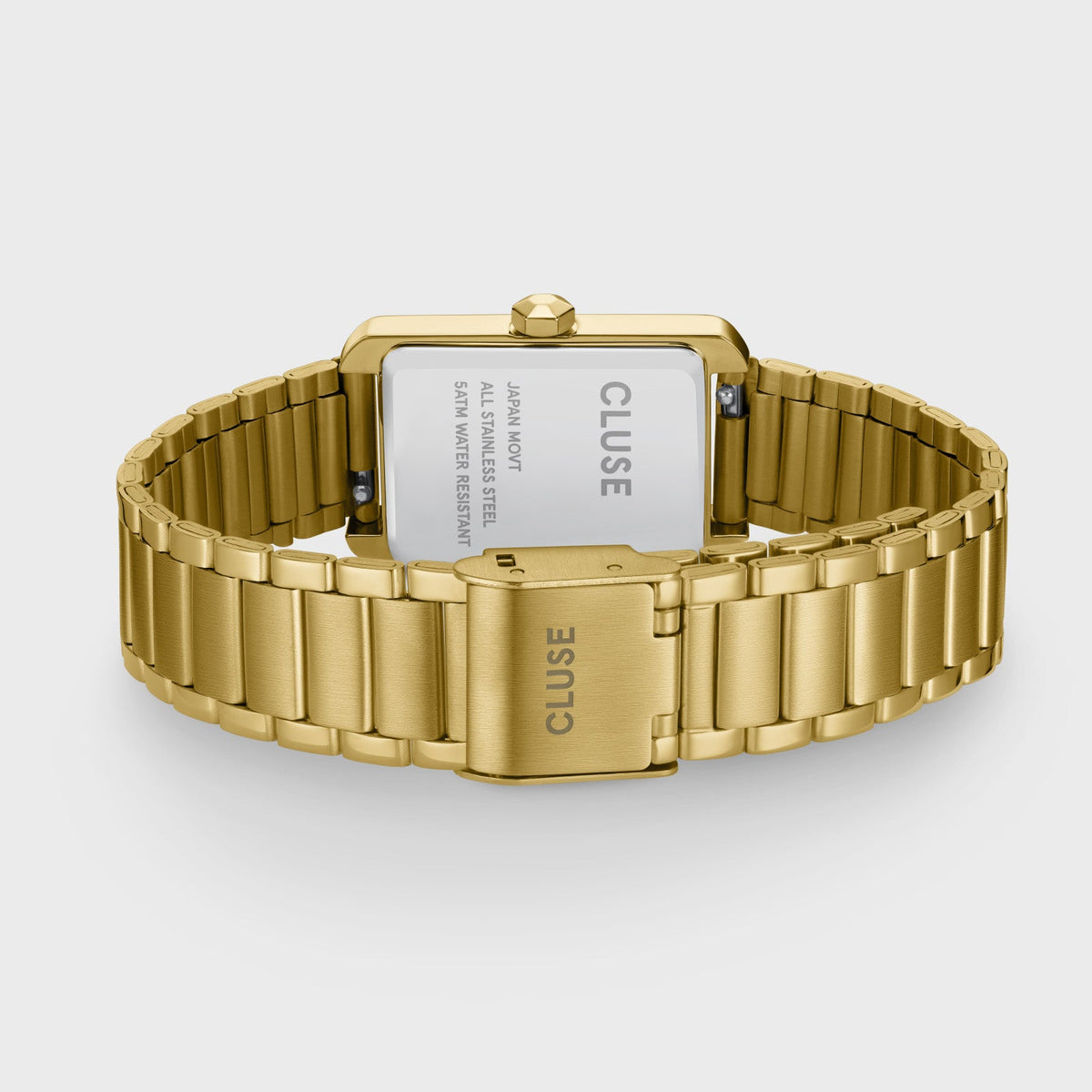 Parte trasera del reloj Cluse Belisenna dorado y vino - Cobalto Accesorios