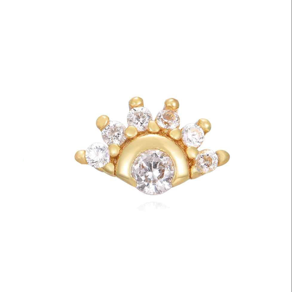 Pendiente Ojo Destello | Plata 925