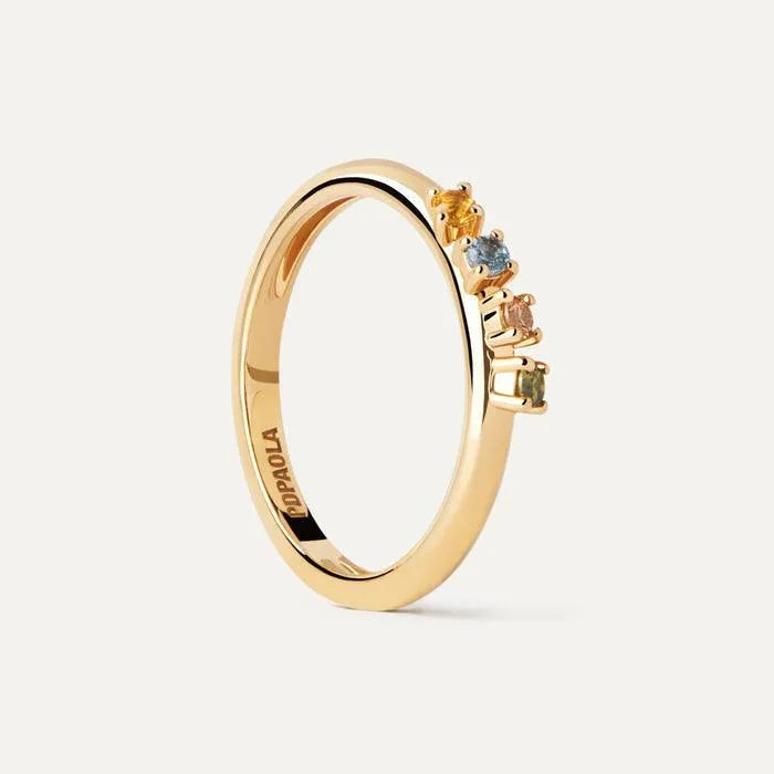 Anillo Rainbow Wing PdPaola - Cobalto Accesorios , Joyería Valencia