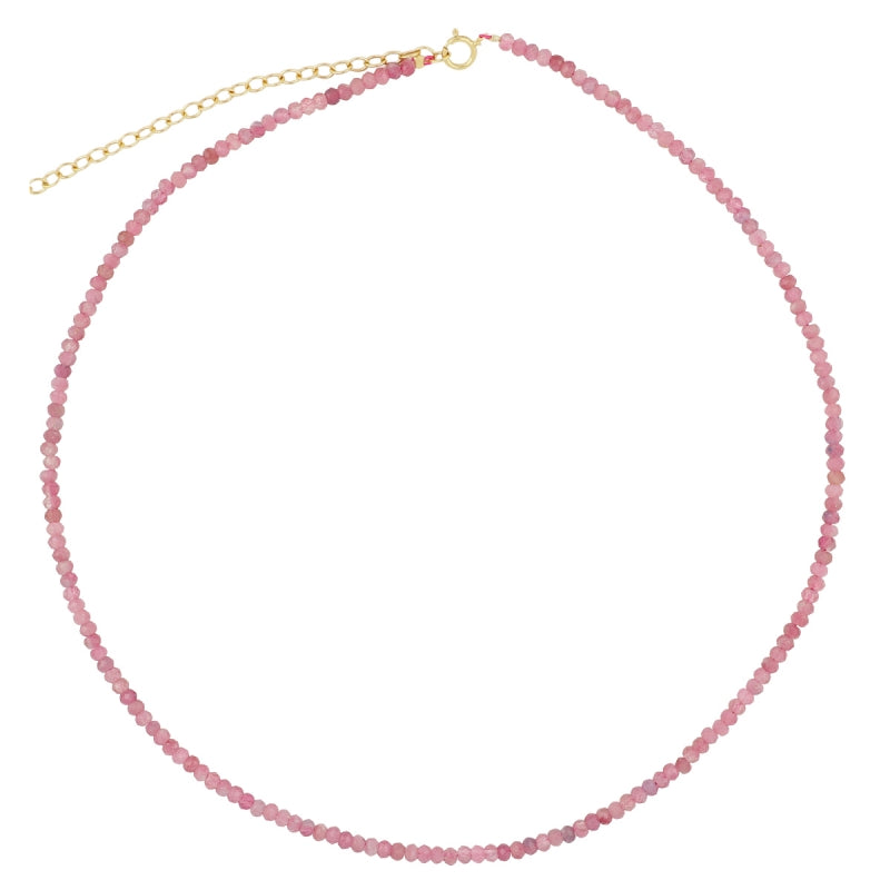 Collar con Piedras Naturales Facetadas