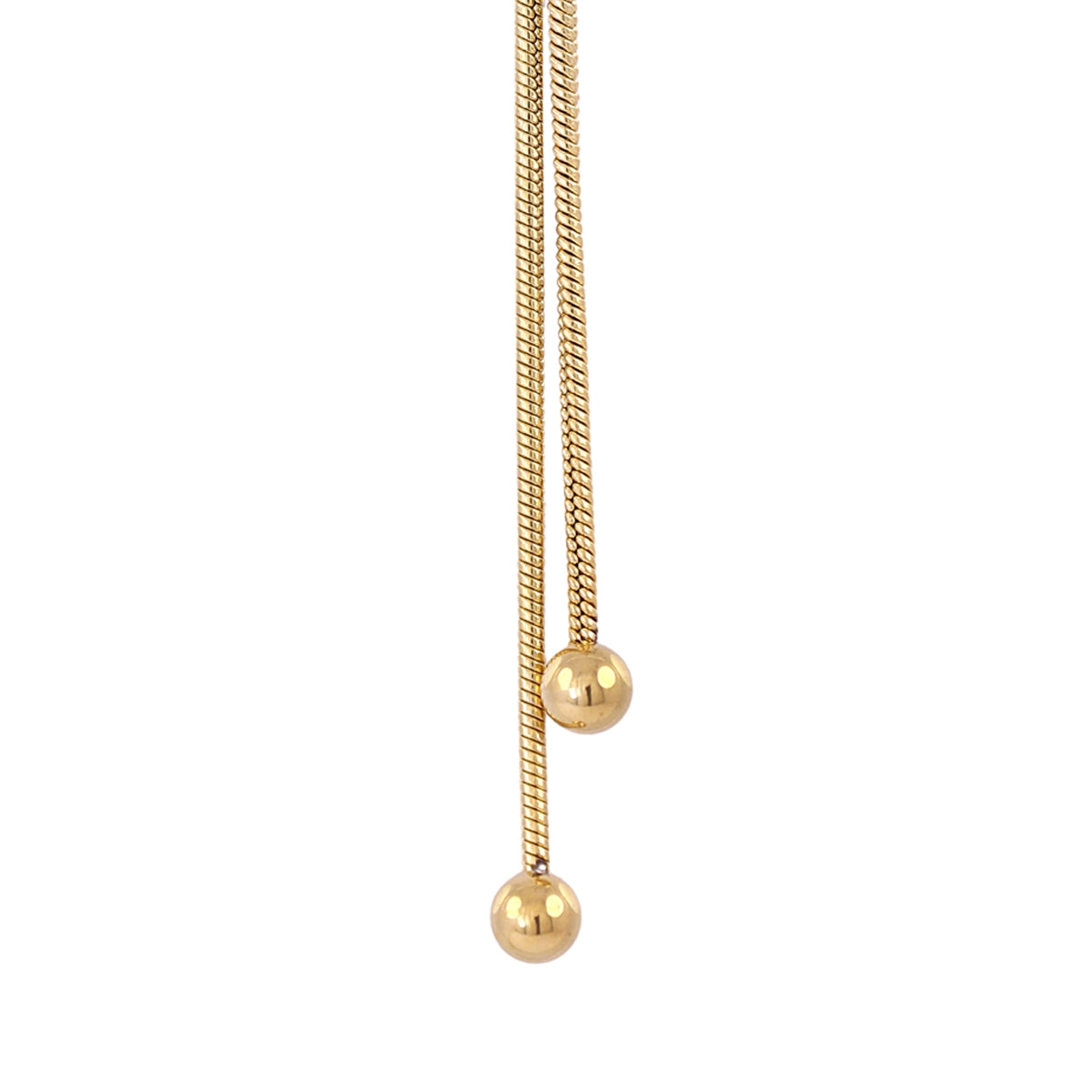 Collar Infinity Alive dorado en acero inoxidable, presentación completa del collar ajustable de Cobalto Accesorios