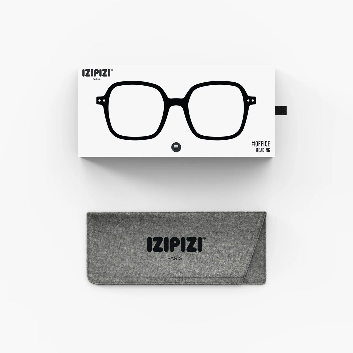 Gafas de Lectura IZIPIZI OFFICE Black con su caja y su funda