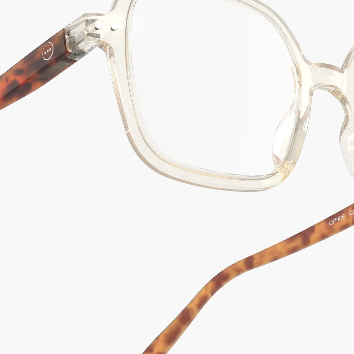Gafas de Lectura IZIPIZI OFFICE Sandstorm detalle del frontal