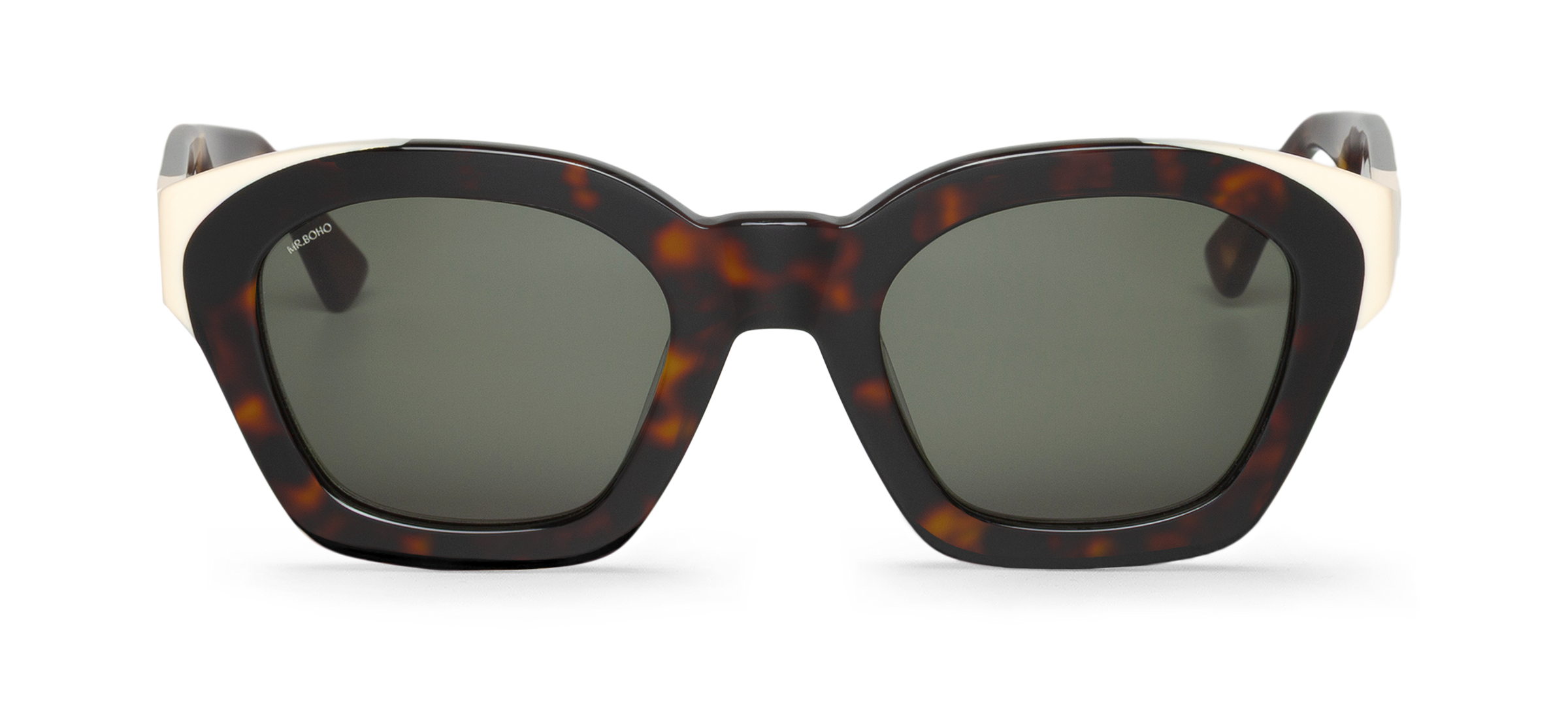 Gafas de sol Mr. Boho BARROSA Society en vista frontal, diseño moderno para diario
