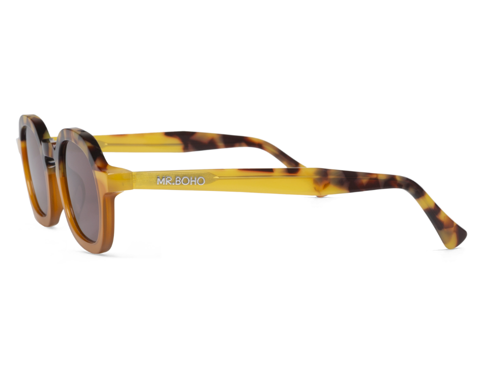 Gafas de sol Mr. Boho ELPATIO Hideout en vista lateral, detalle de la patilla