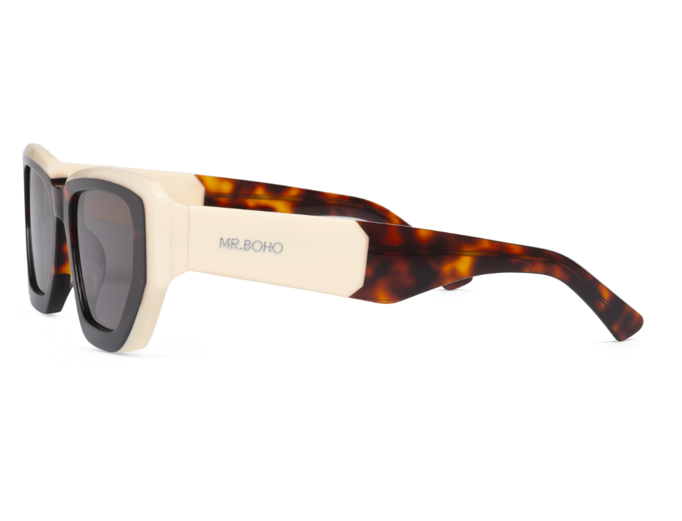 Gafas de sol Mr. Boho MADALENA Society en vista lateral, detalle de la patilla