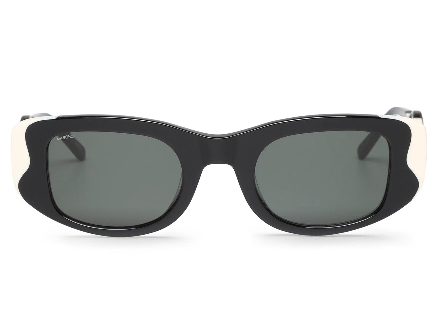 Gafas de sol Mr. Boho Wavy Black It's Lava – vista frontal – Cobalto Accesorios