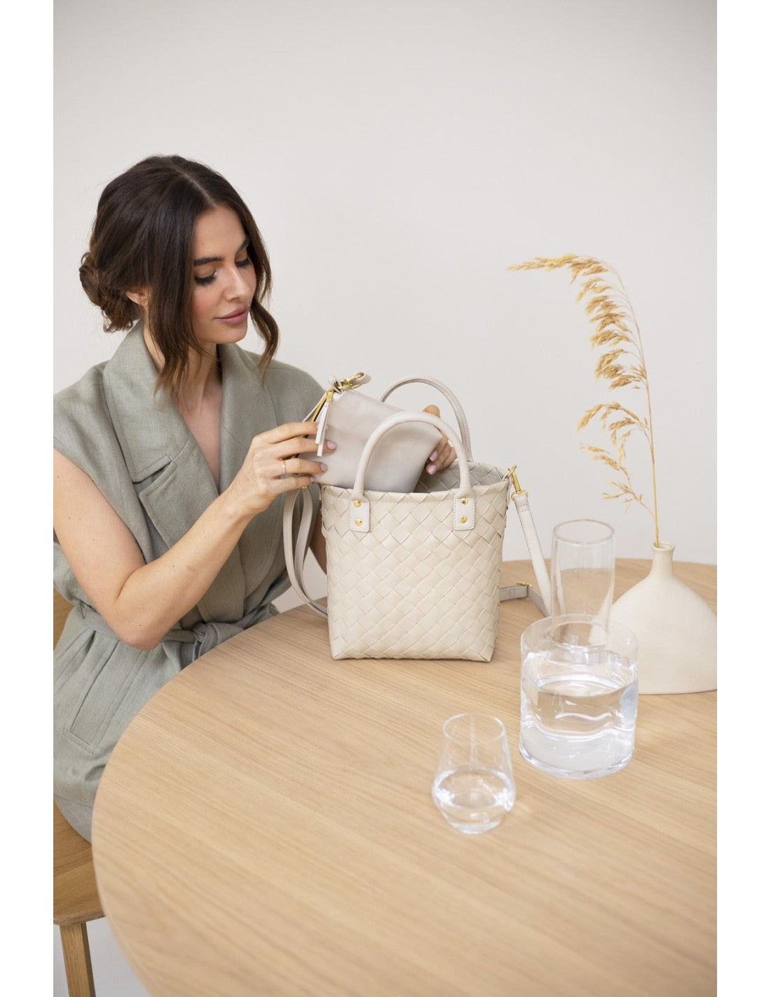 Bolso Little Grace - Pale Grey