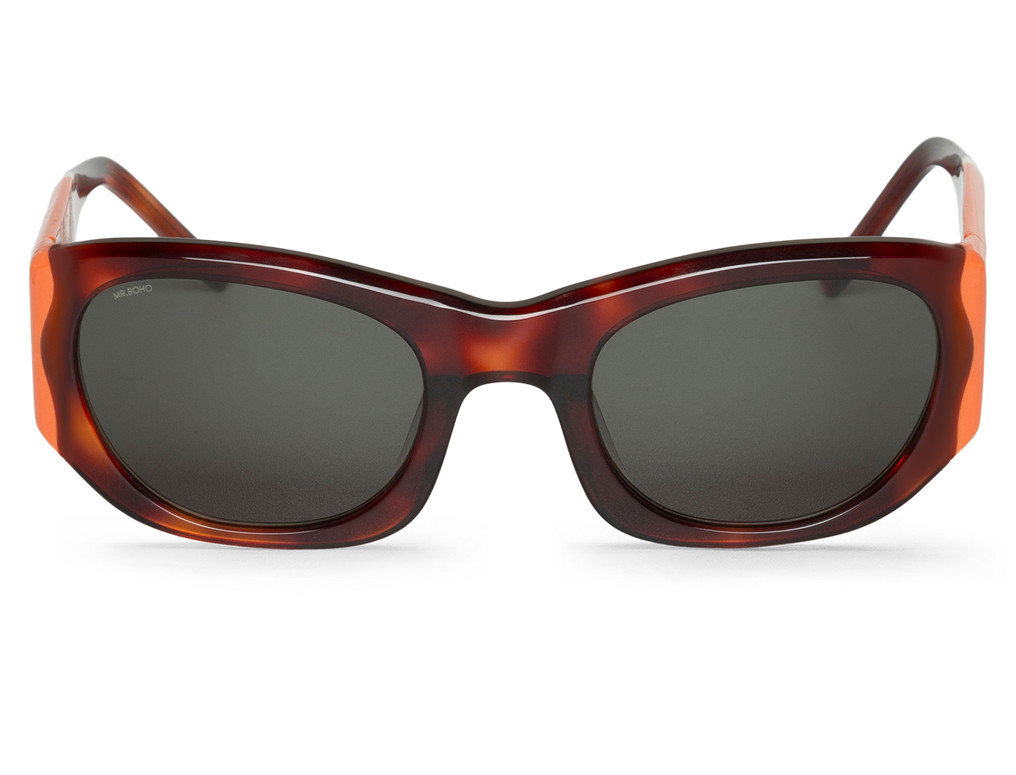 Vista frontal de gafas Mr. Boho CORON Jarana con lentes oscuras