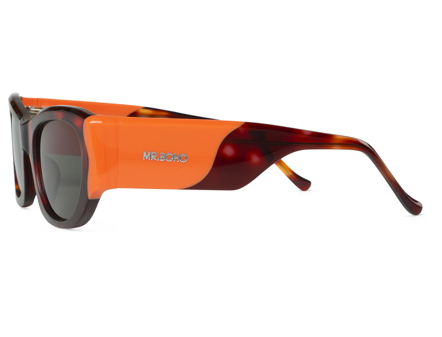 Vista lateral de gafas Mr. Boho CORON Jarana con varilla de acetato