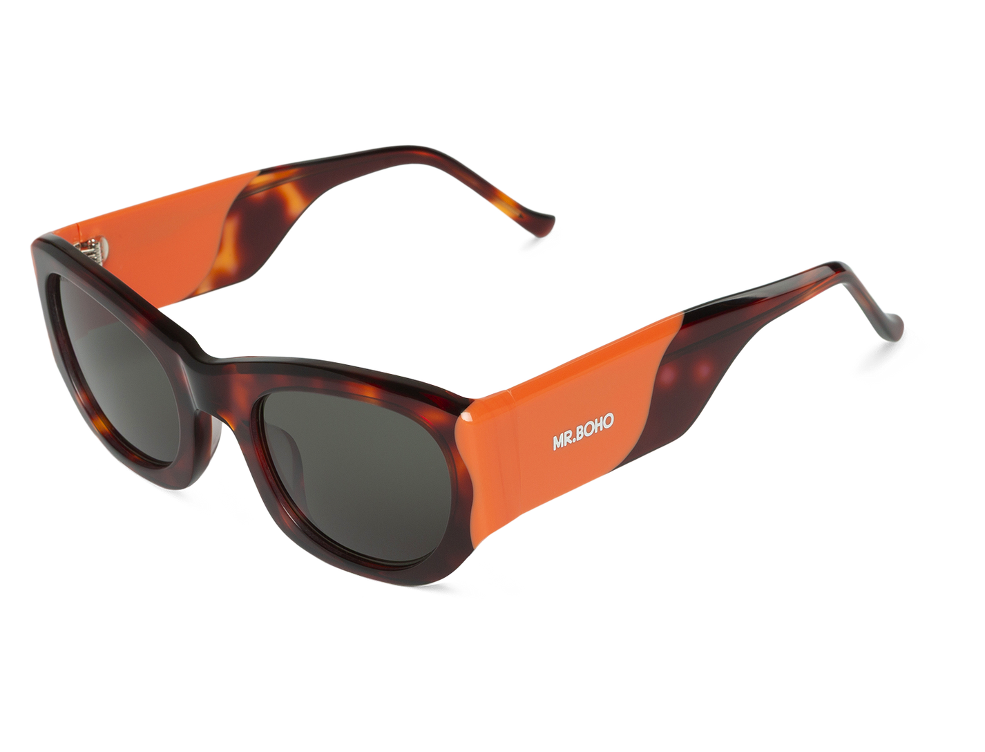 Vista oblicua de gafas Mr. Boho CORON Jarana con diseño actual