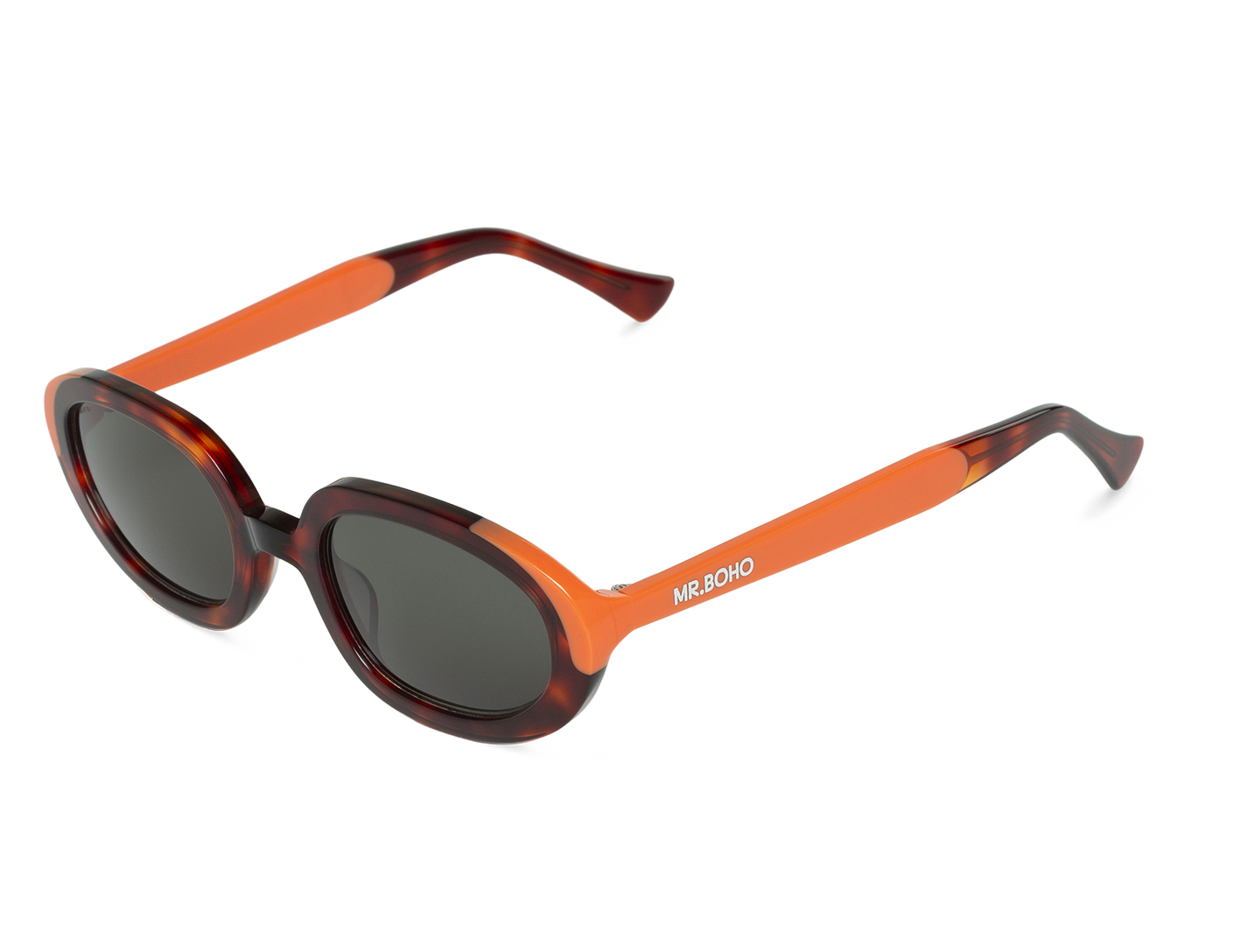 Vista oblicua de gafas Mr. Boho SOLARTE Jarana con estilo actual
