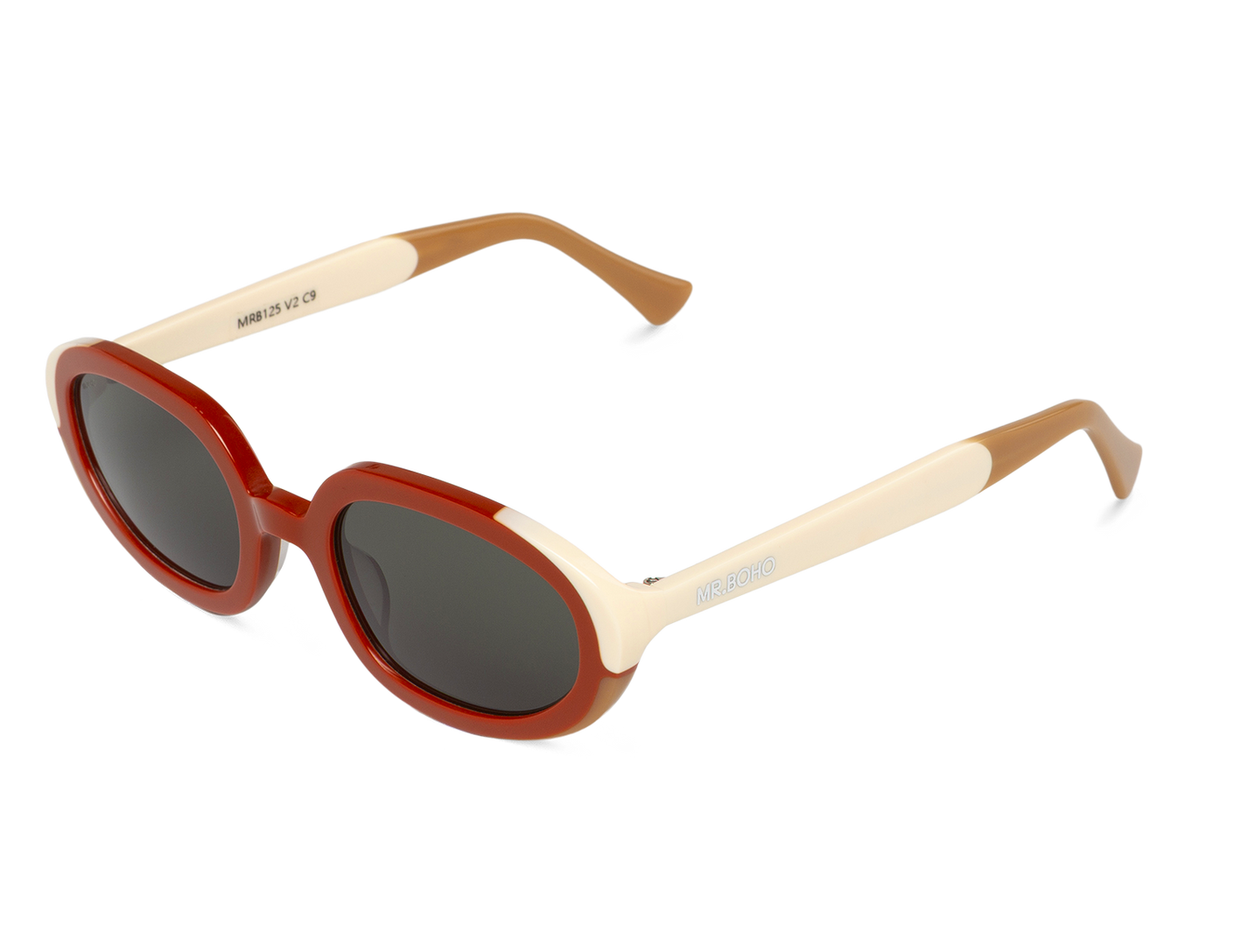 Gafas de sol Mr. Boho SOLARTE Terracota – Cobalto Accesorios Valencia (imagen 3)