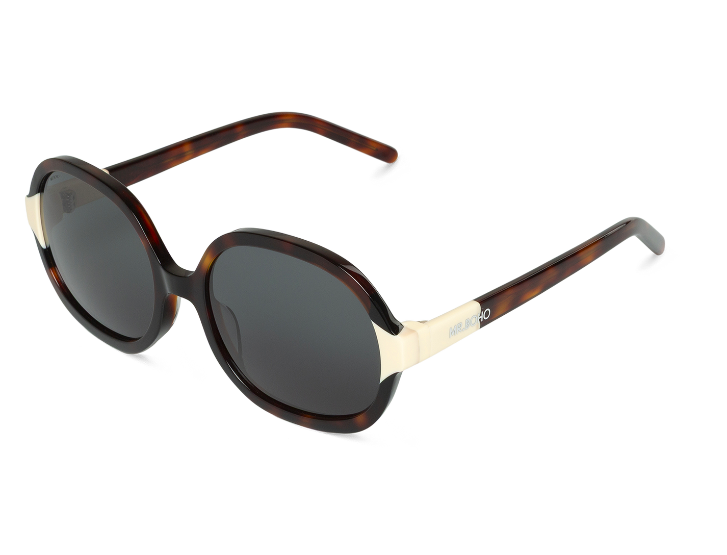 Vista oblicua de gafas Mr. Boho ZICATELA Society con estilo sobrio