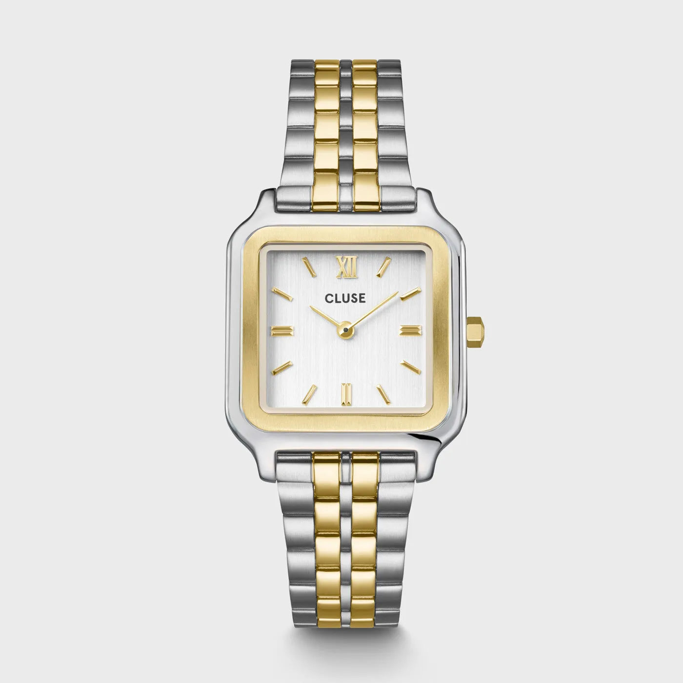 Reloj Cluse Gracieuse bicolor oro y plata en vista principal