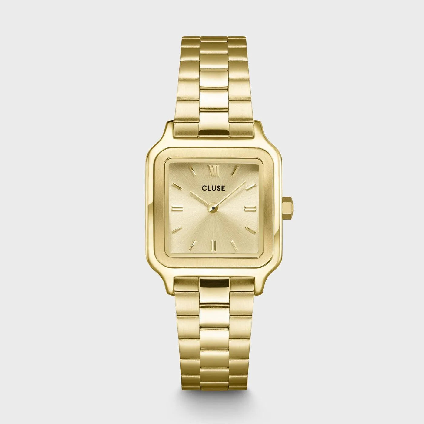 Reloj Cluse Gracieuse Petite dorado en vista principal, diseño elegante y clásico