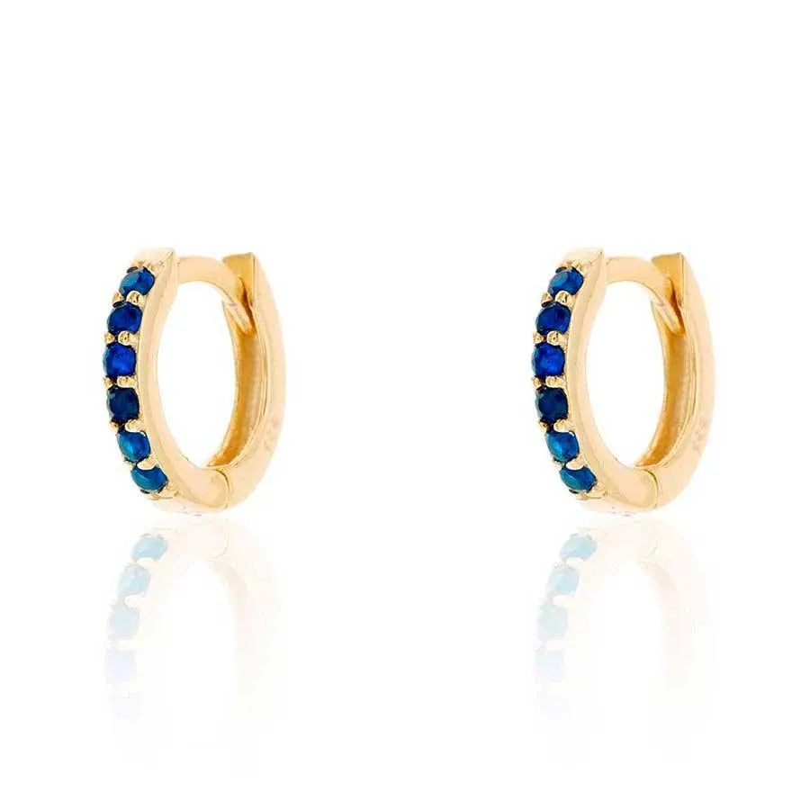 Aro 11 mm Circonitas Colores - Cobalto Accesorios , Joyería Valencia