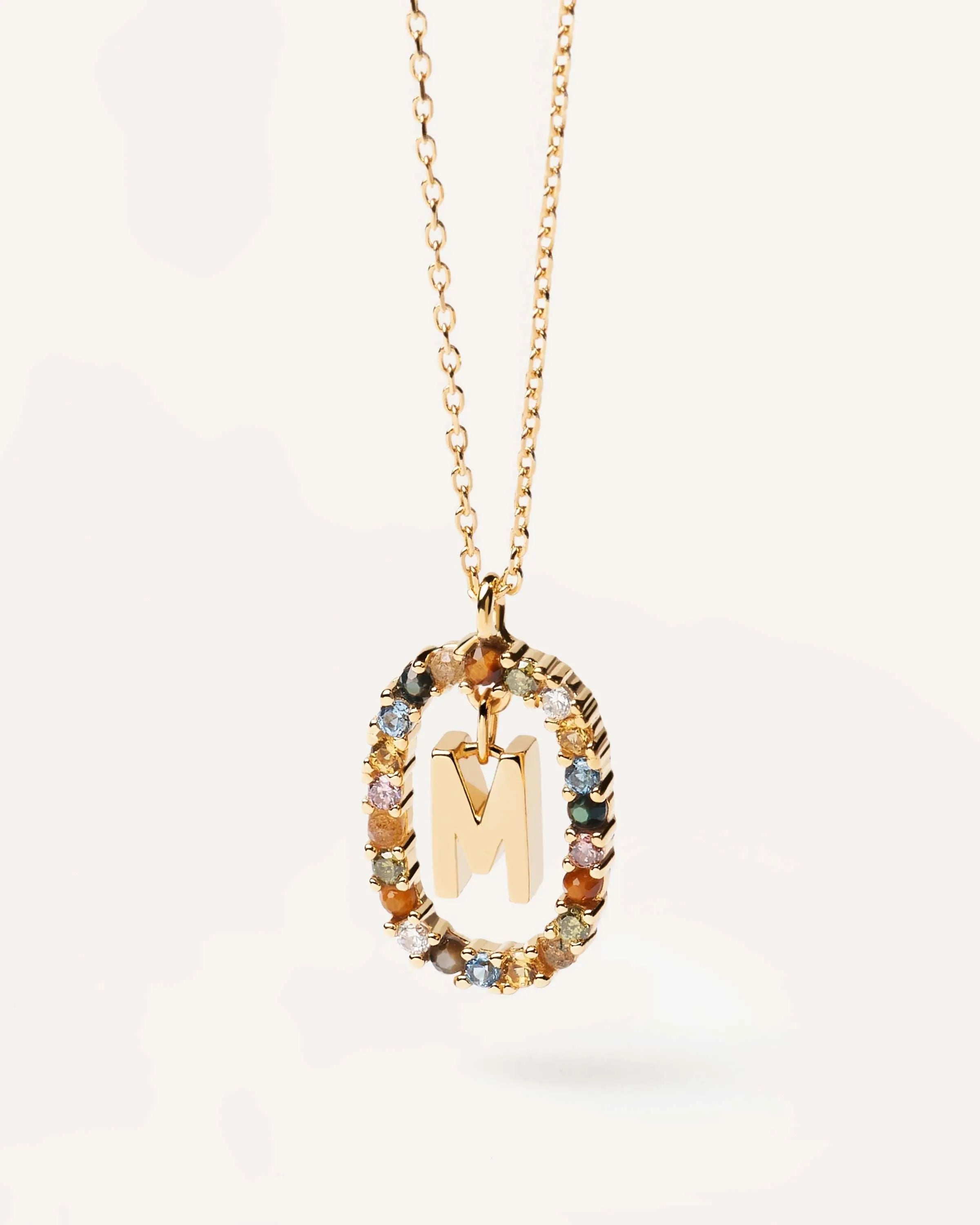 Collar Letra PdPaola - Cobalto Accesorios , Joyería Valencia