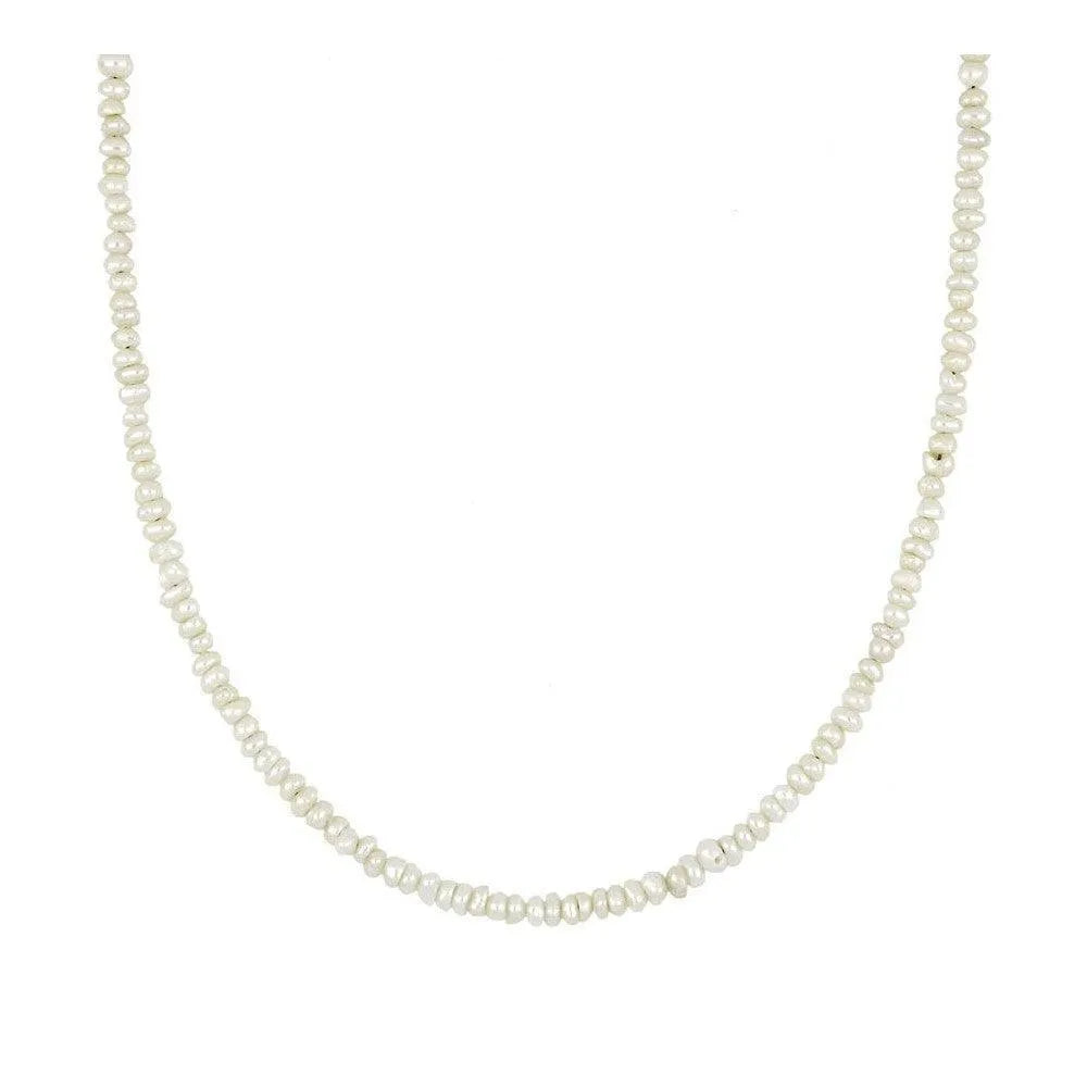 Collar de perlas naturales en varios tamaños, diseño clásico y elegante