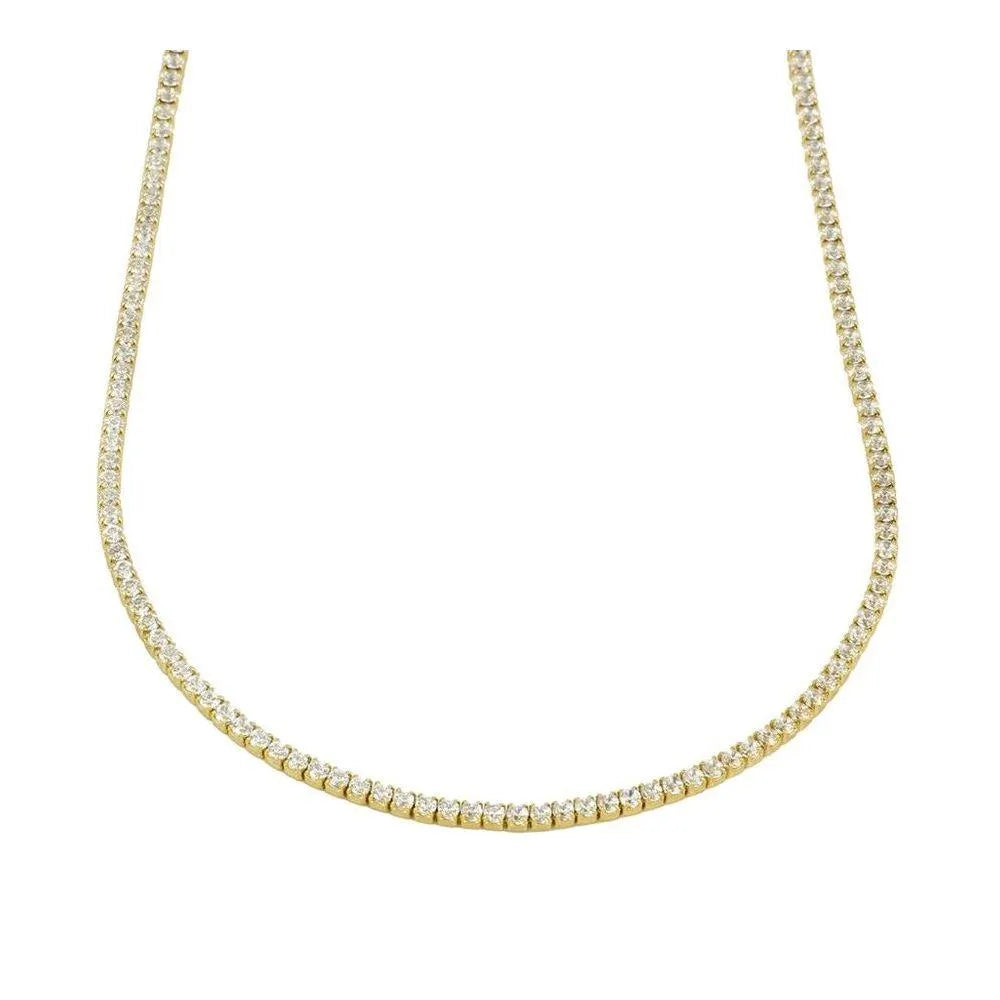 Collar riviere con circonitas, diseño brillante y elegante para ocasiones especiales