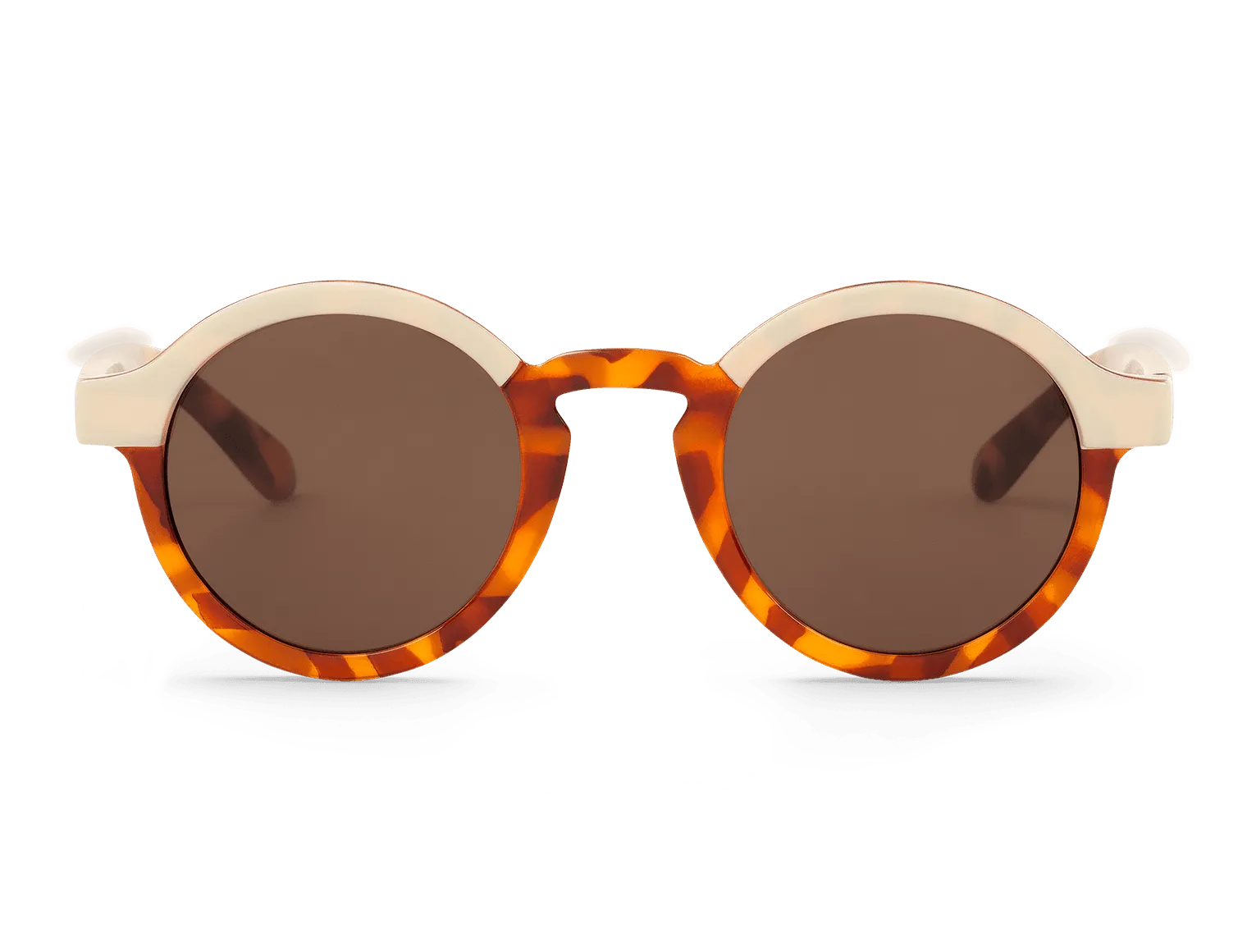 Gafas de sol Mr. Boho DALSTON Cream Leo Tortoise en vista frontal