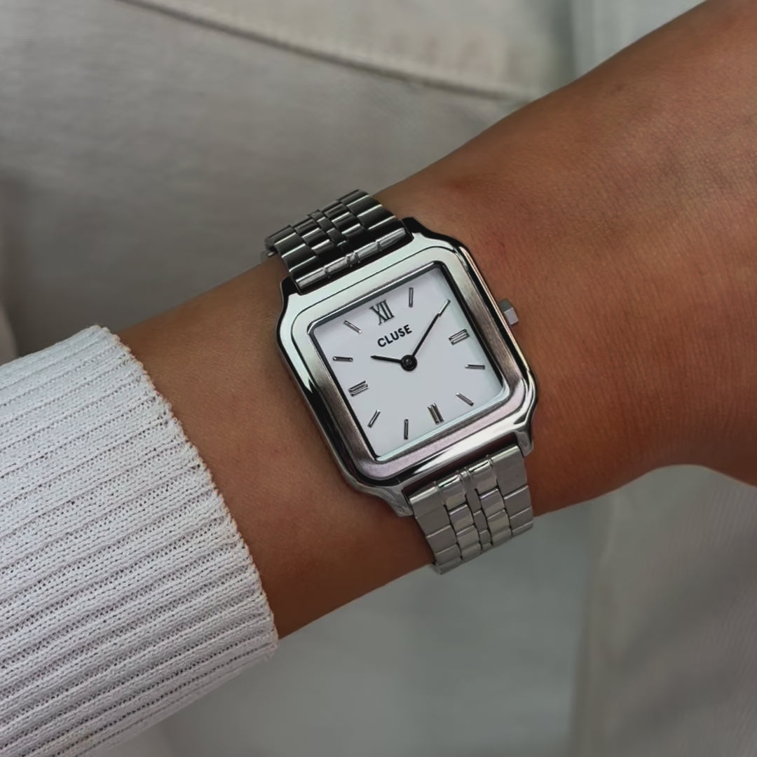 Cluse Gracieuse Plata y Blanco