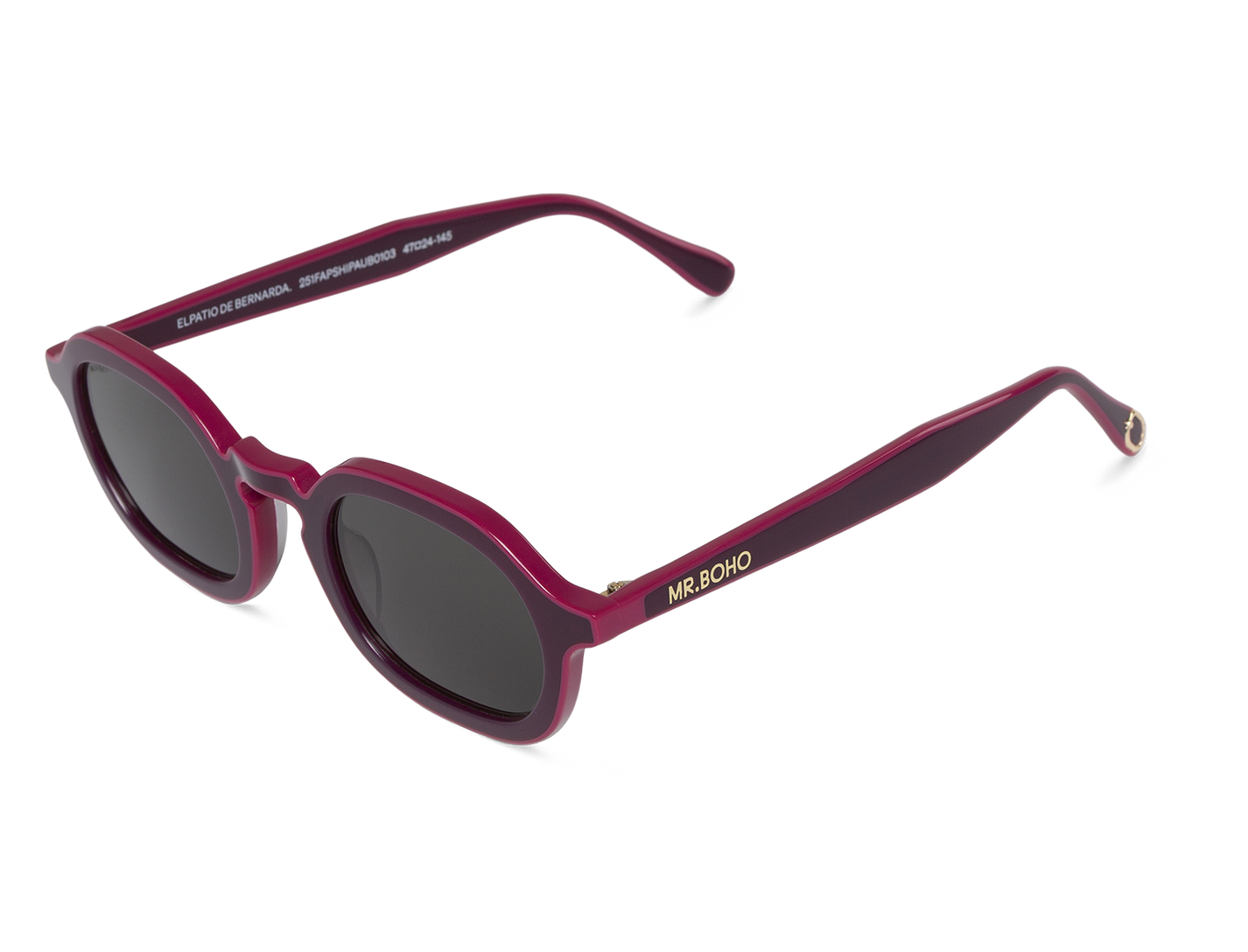 Gafas de sol Mr.Boho AUBERGINE - ELPATIO DE BERNARDA – Cobalto Accesorios Valencia (imagen 3)