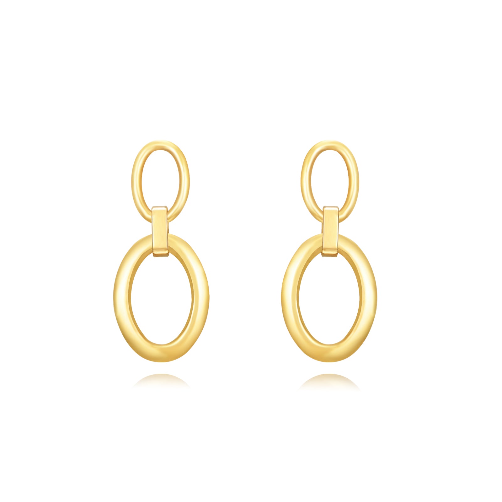 Pendientes Dos Eslabones Alargados