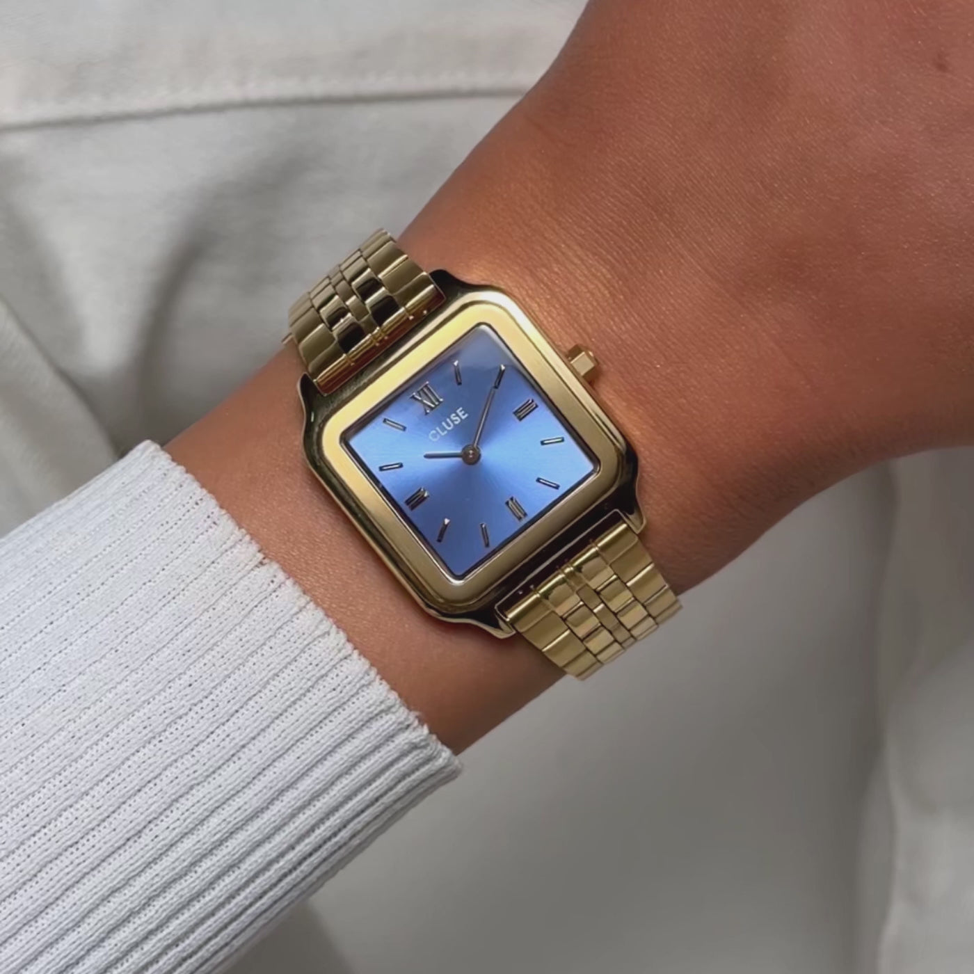 Cluse Gracieuse Azul Cianita y Dorado