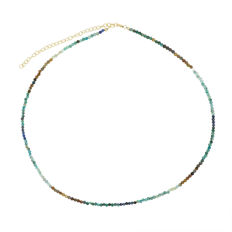 Collar con Piedras Naturales Facetadas