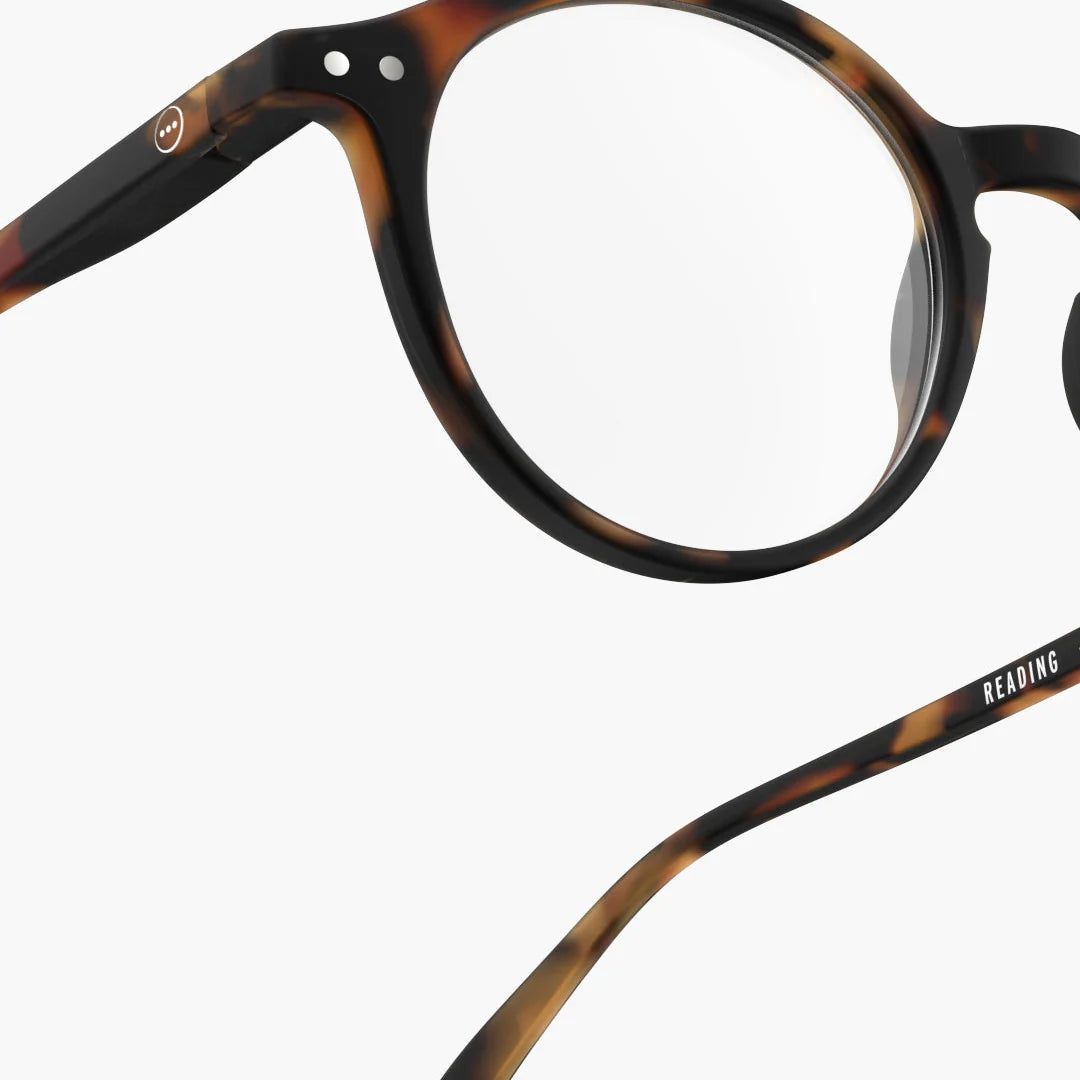 Gafas de Lectura IZIPIZI #D Tortoise detalle del frontal