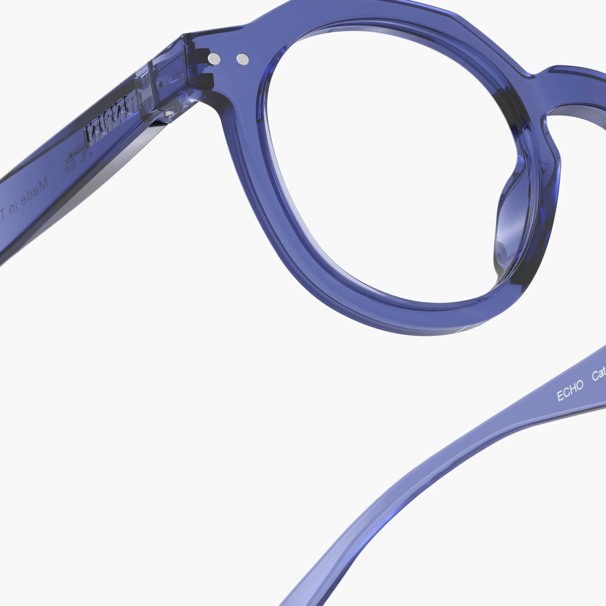 Gafas de Lectura IZIPIZI ECHO Blue Line detalle del frontal