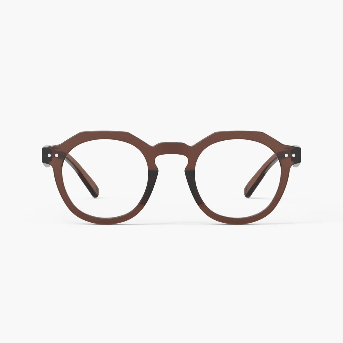 Gafas de Lectura IZIPIZI ECHO Dark Expresso vista frontal