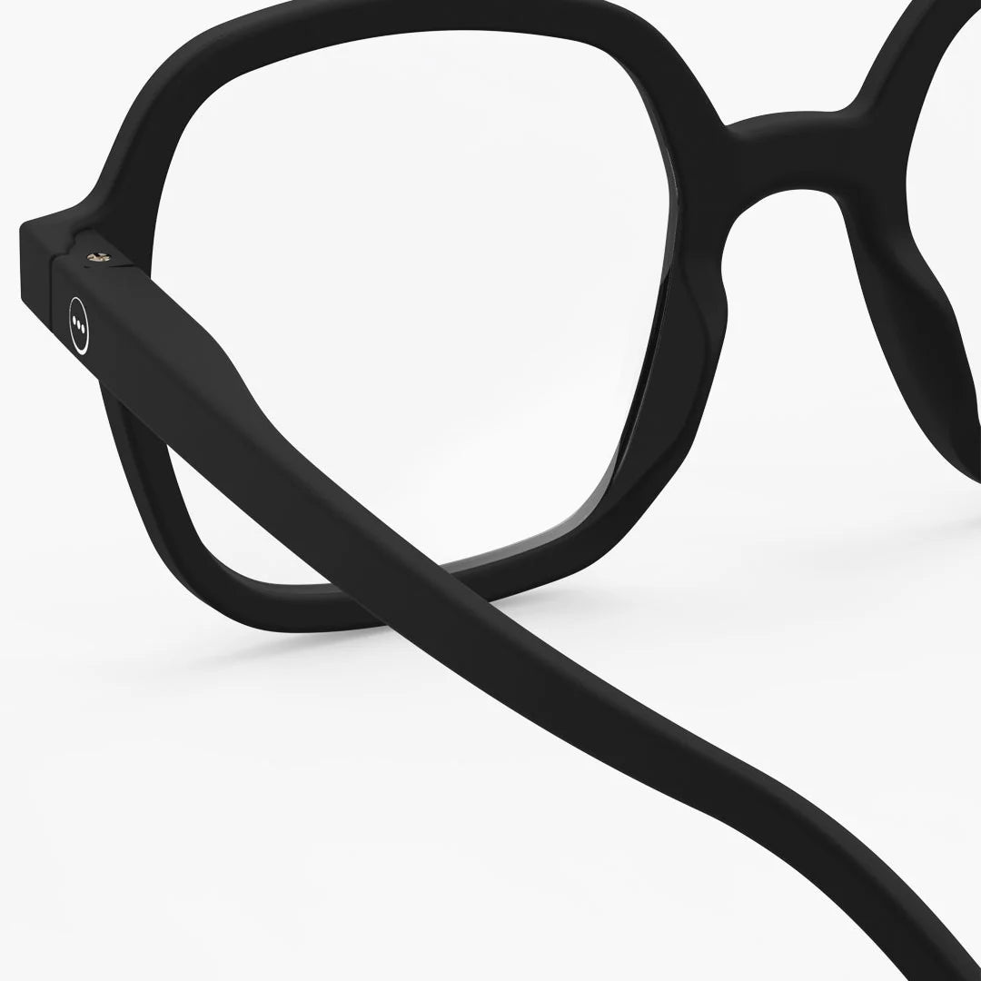 Gafas de Lectura IZIPIZI OFFICE Black detalle de la bisagra y la patilla