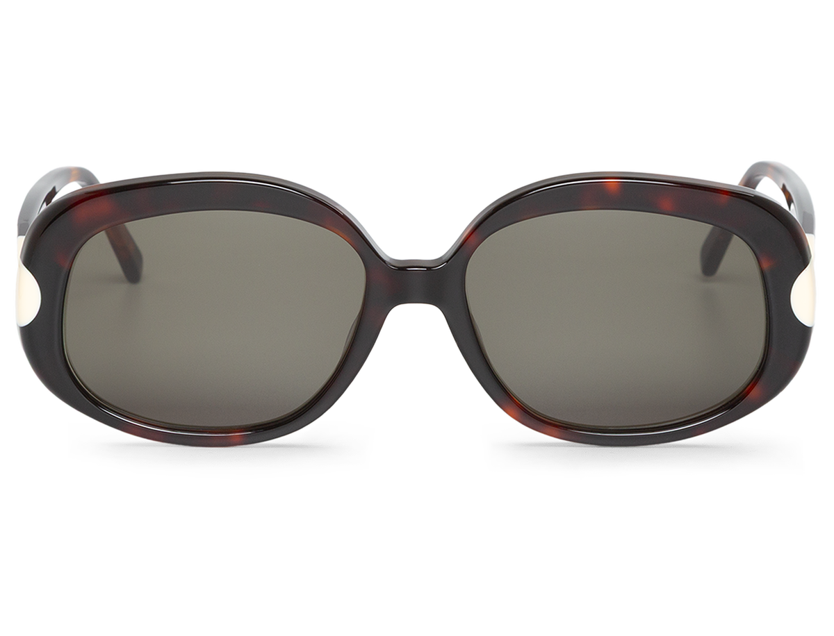 Gafas de sol Mr. Boho BORGER Society en vista frontal, montura de carey oscuro