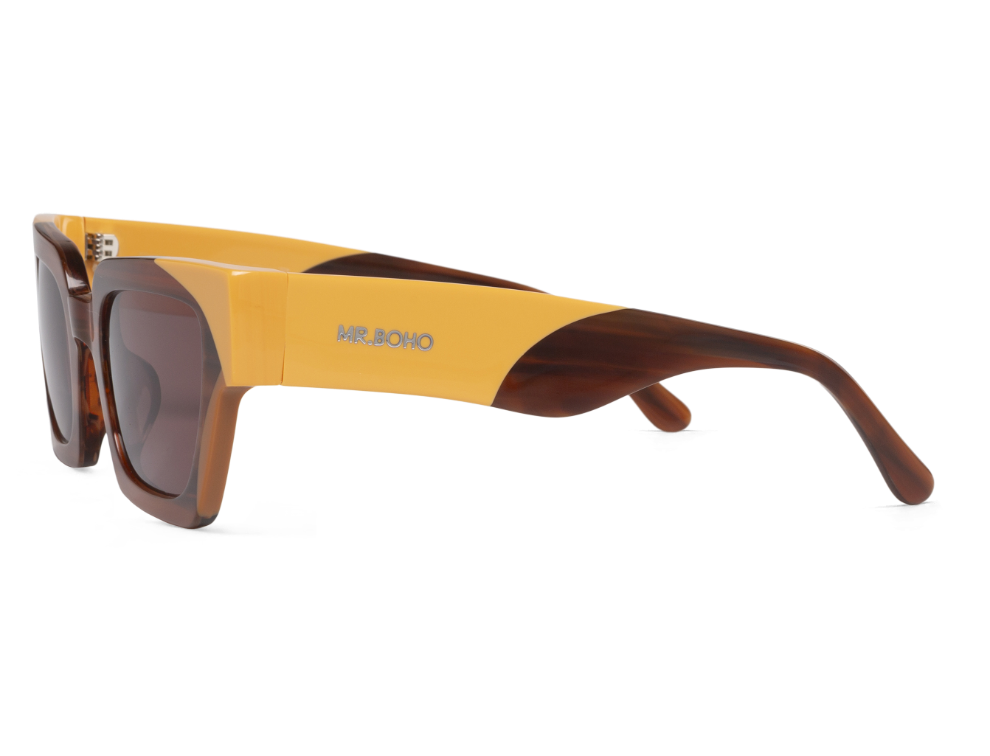 Gafas de sol Mr. Boho FRELARD Hammok en vista lateral, detalle de la montura