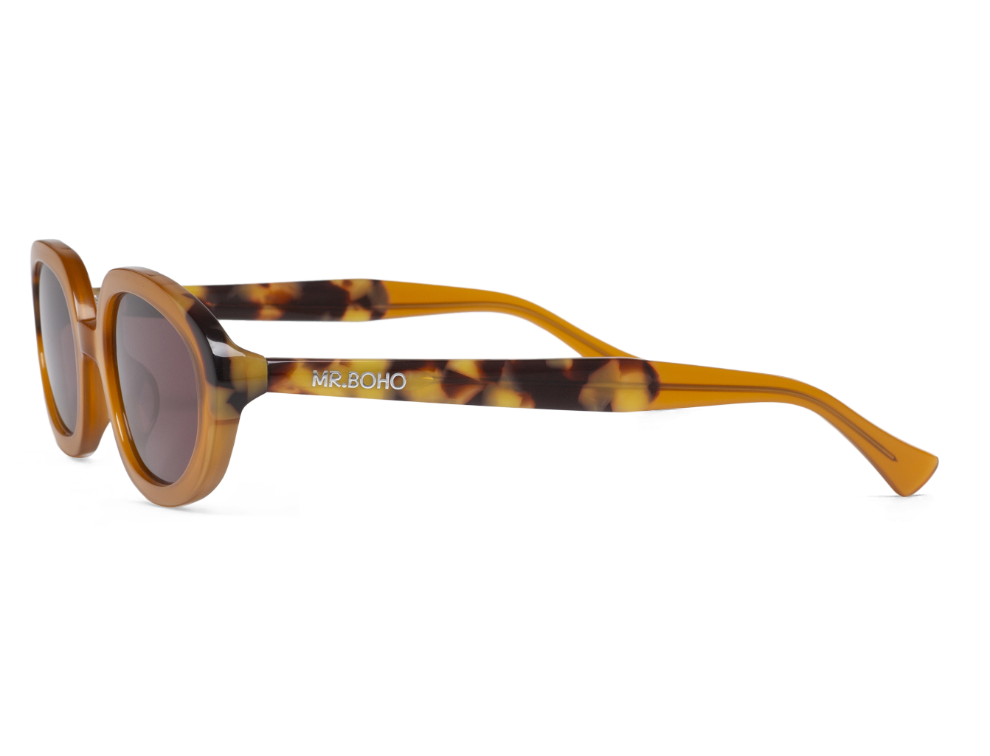 Gafas de sol Mr. Boho SOLARTE Hideout en vista lateral, detalle de la patilla