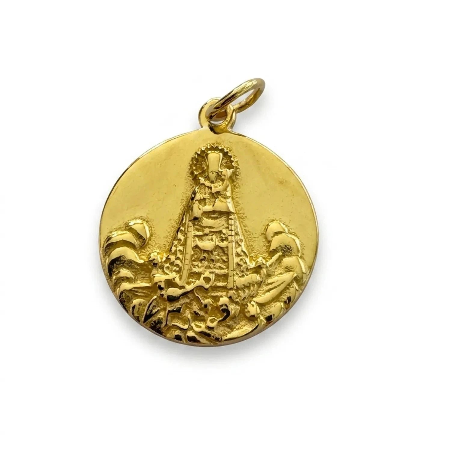 Medalla Virgen Desamparados Relieve