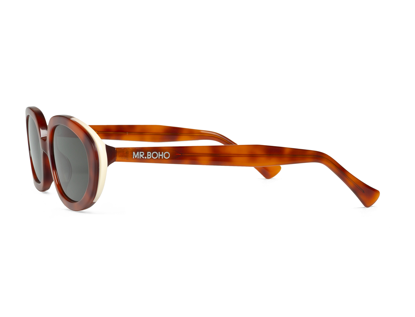 Vista lateral de gafas Mr. Boho SOLARTE Manifesto con diseño de perfil
