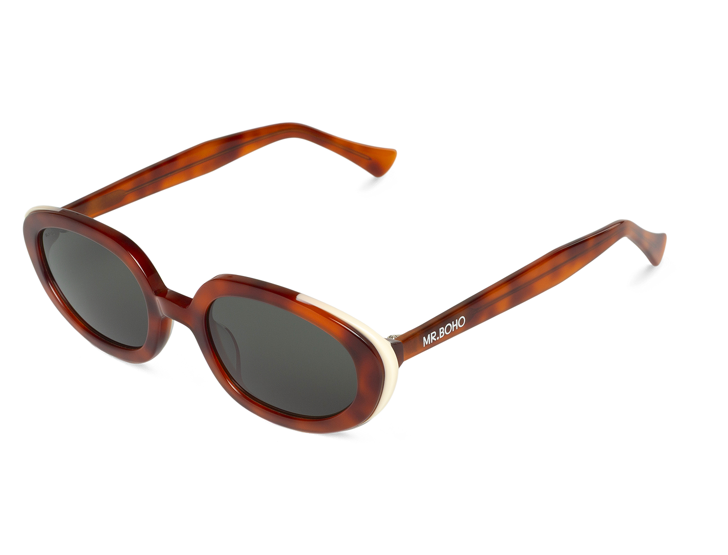 Vista oblicua de gafas Mr. Boho SOLARTE Manifesto con acabado actual
