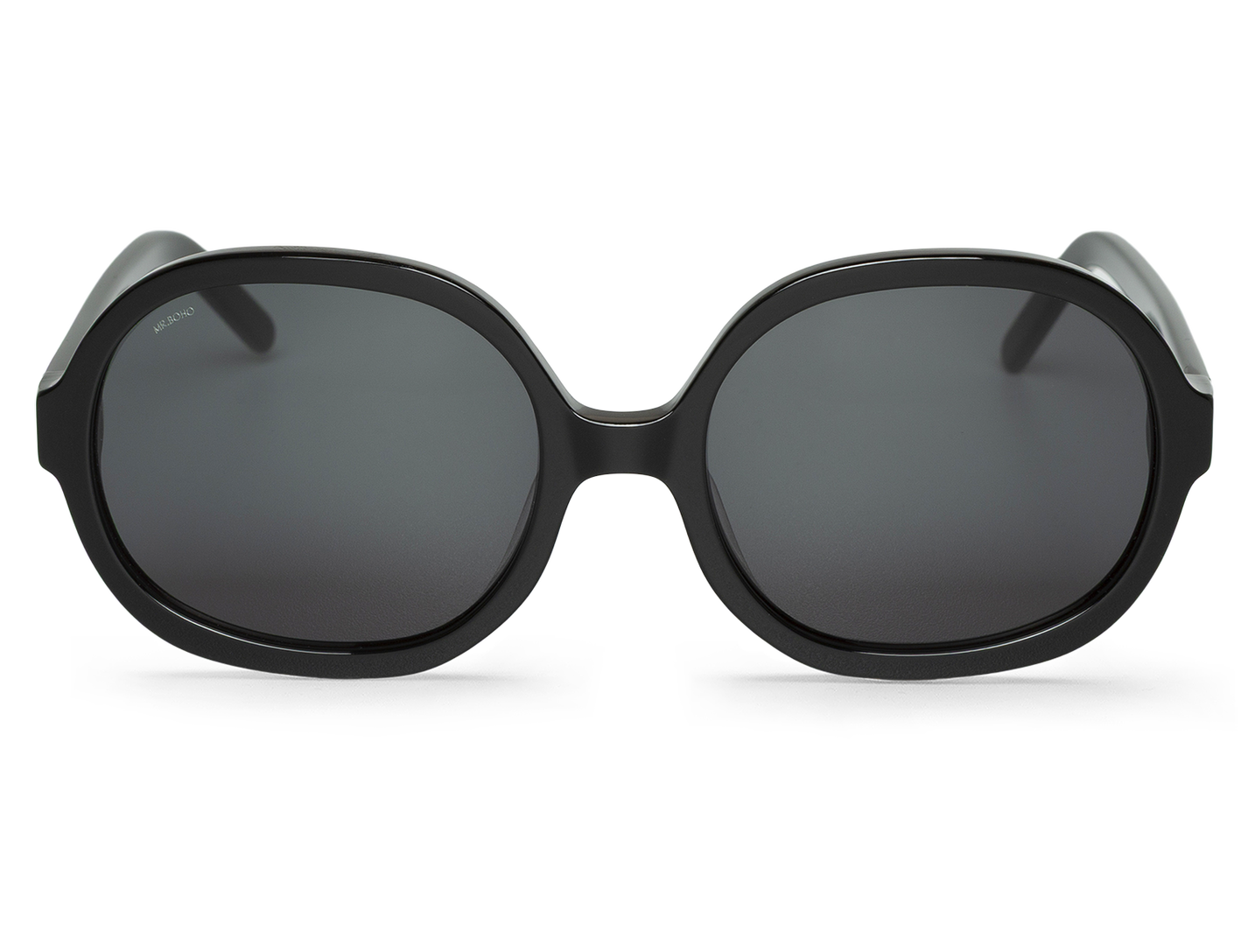 Vista frontal de gafas Mr. Boho ZICATELA Black con montura negra