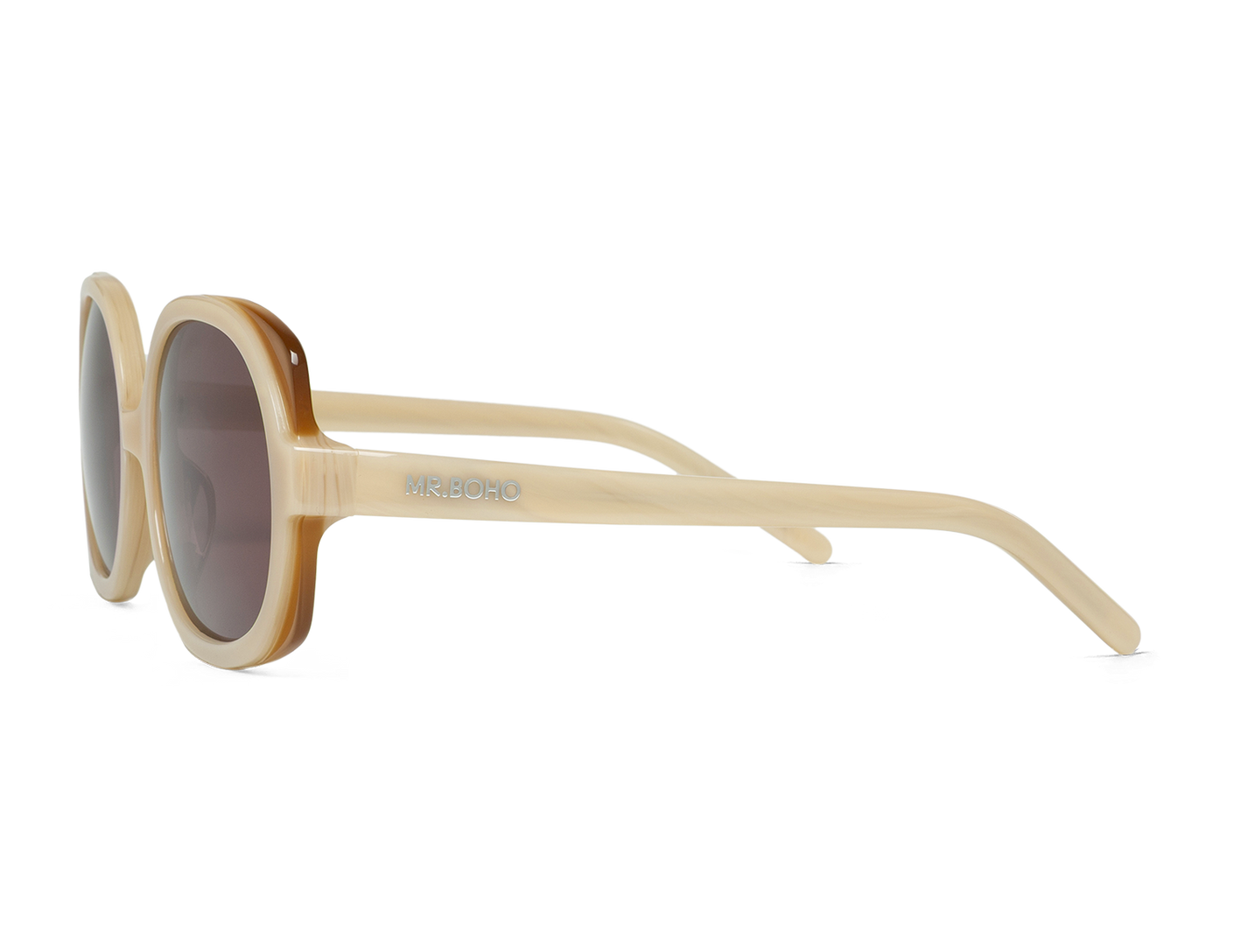 Vista lateral de gafas Mr. Boho ZICATELA Daydream con diseño de perfil