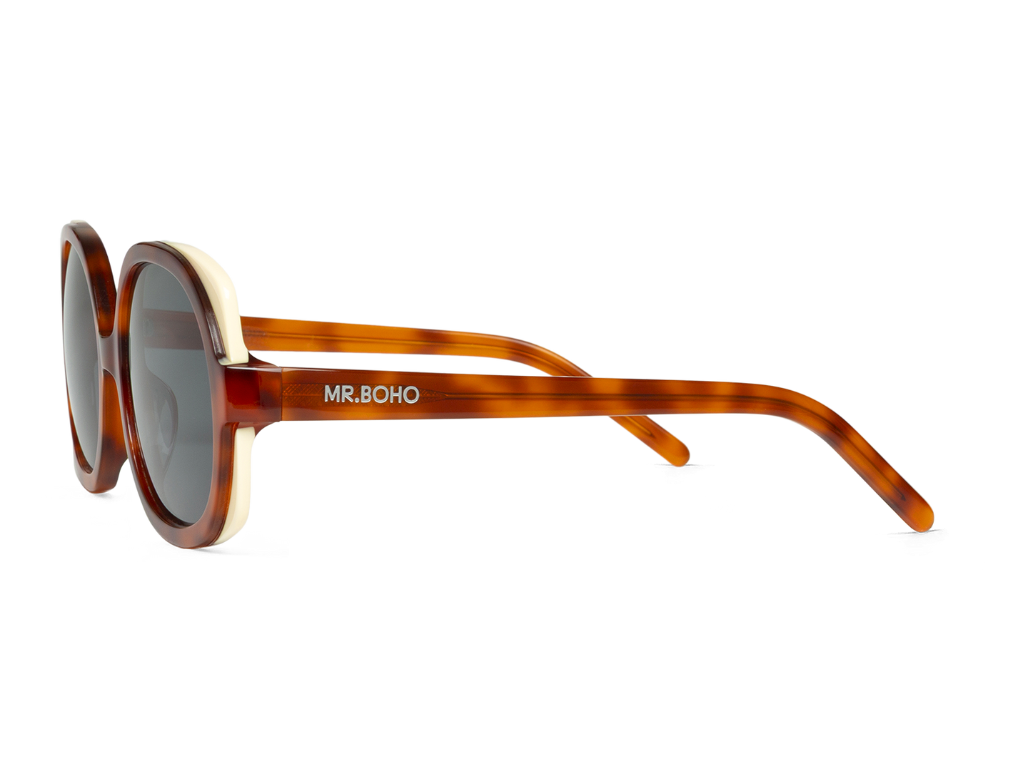 Vista lateral de gafas Mr. Boho ZICATELA Manifesto con diseño de perfil