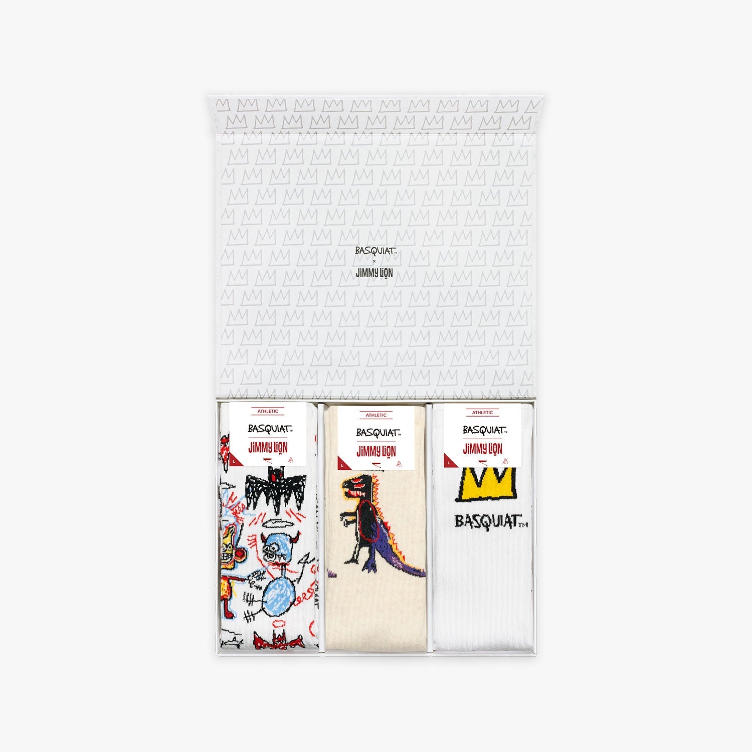Pack regalo Jimmy Lion Athletic Basquiat con varios pares de calcetines