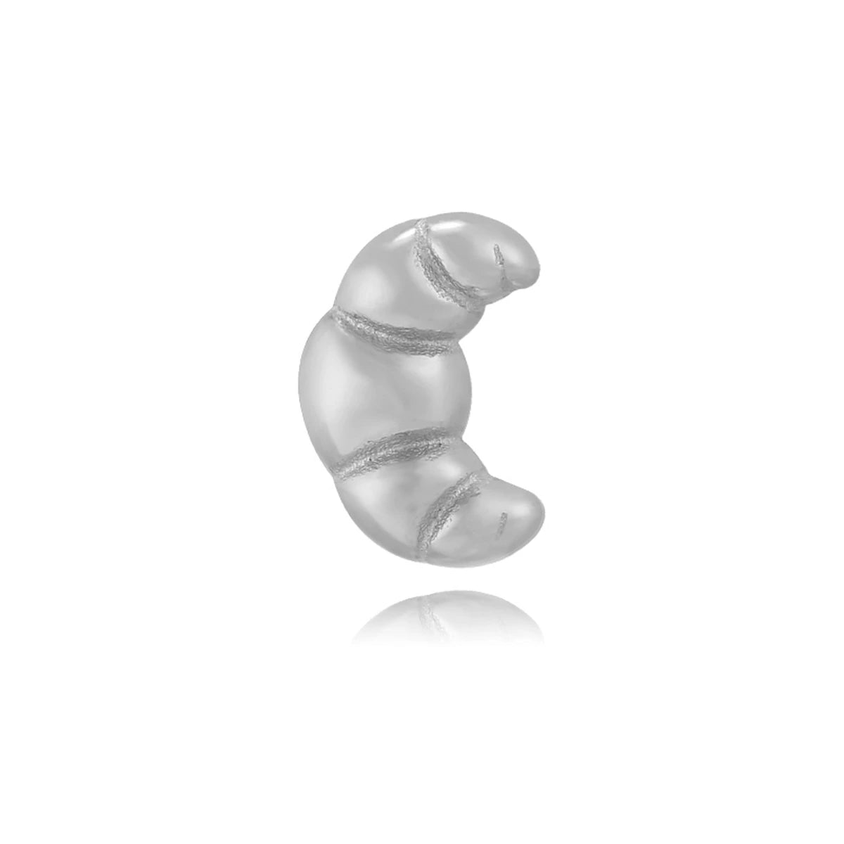 Pendiente Mini Croissant de Plata 925 en plateado