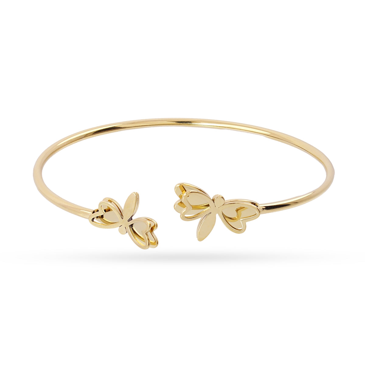 Pulsera Kaleia Flayra dorada en acero quirúrgico fotografía producto