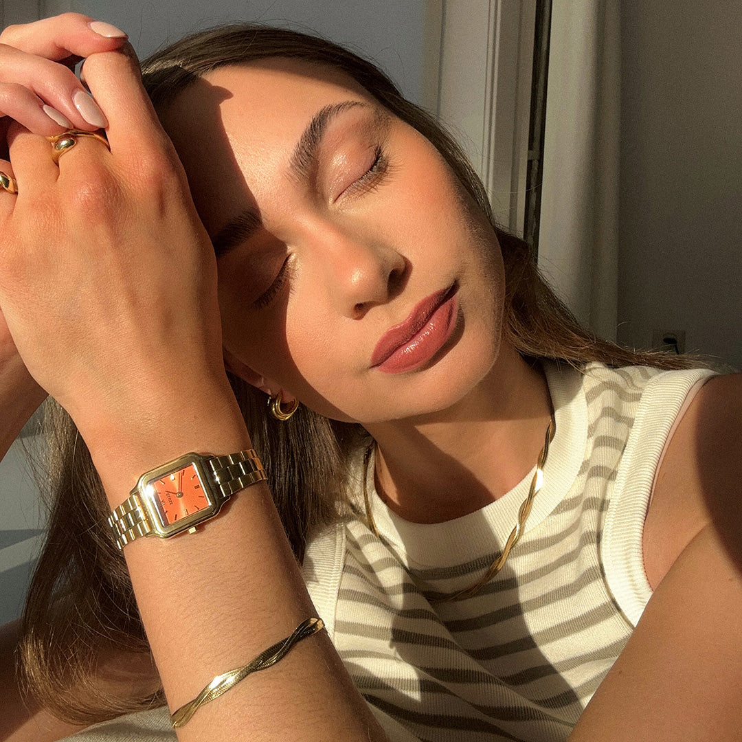 Cluse Gracieuse Petite Apricot y Oro