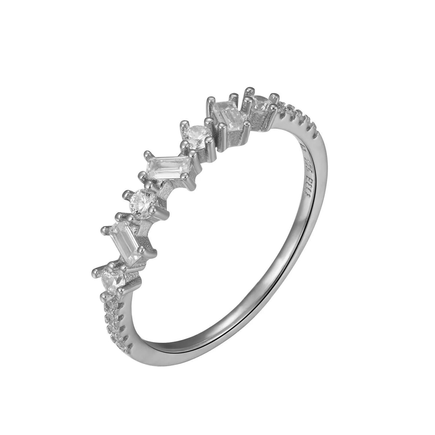 Anillo Zigzag Plata 925 - Cobalto Accesorios , Joyería Valencia