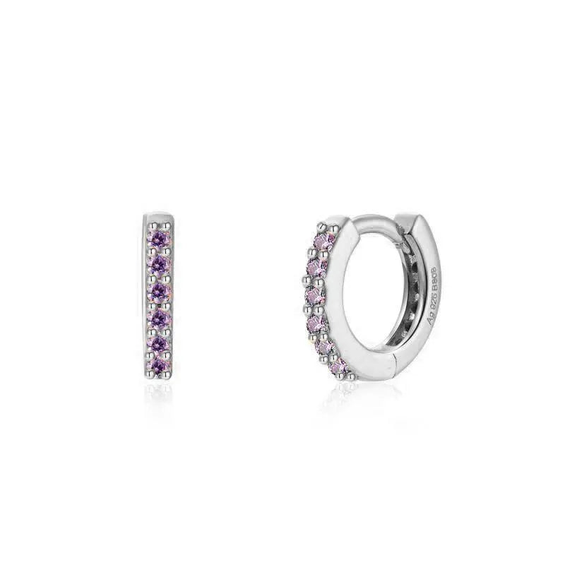 Aro 11 mm Circonitas Colores - Cobalto Accesorios , Joyería Valencia